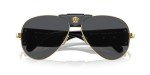 Versace Gold Frame Sunglasses for Men 62mm