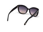 Tom Ford Alistair Cat-Eye Sunglasses in Shiny Black