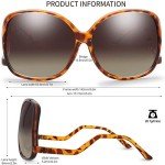 Stylish Women's Oversized Cat Eye Fashion Sunglasses