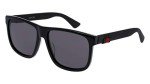 Gucci GG0010S Black/Grey Square Sunglasses for All