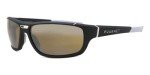 Vuarnet Matt Black Sunglasses with Brown Mirror Lenses