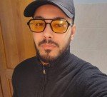 Feisedy Vintage 70s Flat Aviator Sunglasses