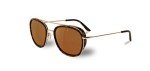 Vuarnet VL1615 Gold Havana Brown Polarized Sunglasses