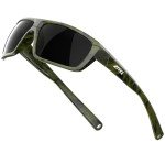 Men's Ultralight Polarized Wrap Sunglasses - Camouflage