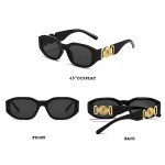 Butaby Retro Rectangle Sunglasses for Women