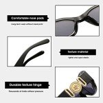Butaby Retro Rectangle Sunglasses for Women