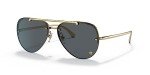 Versace Gold Sunglasses with Dark Grey Lenses