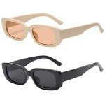 Dollger Retro Rectangle Sunglasses for All Styles