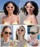 Dollger Retro Rectangle Sunglasses for All Styles