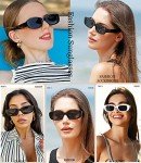 Dollger Retro Rectangle Sunglasses for All Styles