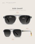 WearMe Pro Polarized Aviator Sunglasses - Moon Rock