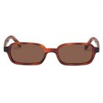 Le Specs Pilferer Rectangle Sunglasses - Toffee Tort