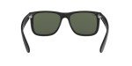 Ray-Ban Justin Black Rectangular Sunglasses 55mm