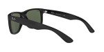 Ray-Ban Justin Black Rectangular Sunglasses 55mm