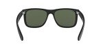 Ray-Ban Justin Black Rectangular Sunglasses 55mm