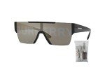 Burberry Rectangular Black/Grey Sunglasses for Men + Kit
