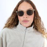 Illesteva Eldridge Sunglasses - Champagne/Olive Style