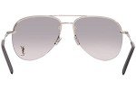 Saint Laurent Women's Silver Aviator Sunglasses