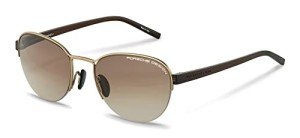 Porsche Design Modern Rectangular Sunglasses, 54mm