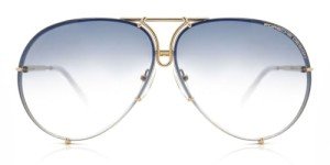 Porsche Design P8478 Yellow Gold Sunglasses with Extra Lens