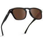 Polarized Retro Large Rectangular Sunglasses for Men