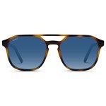 WearMe Pro Polarized Tortoise Double-Bridge Sunglasses