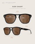 Polarized Retro Large Rectangular Sunglasses for Men