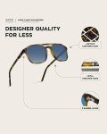 WearMe Pro Polarized Tortoise Double-Bridge Sunglasses
