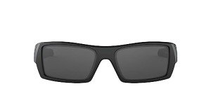 Oakley Men's Gascan Rectangular Sunglasses - Matte Black/Blue