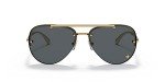 Versace Gold Sunglasses with Dark Grey Lenses