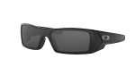 Oakley Men's Gascan Rectangular Sunglasses - Matte Black/Blue