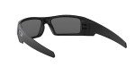Oakley Men's Gascan Rectangular Sunglasses - Matte Black/Blue