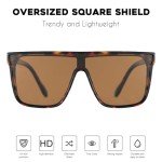 Trendy Oversized Polarized Square Sunglasses for All