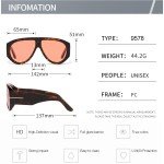 Trendy Retro Oversized Aviator Sunglasses for All