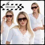 Retro Oversized Aviator Sunglasses for Everyone