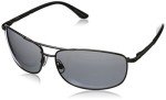 Foster Grant Men's Oscar Wrap Sunglasses - Gunmetal