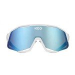 KOO DEMOS White & L.Turquoise Cycling Sunglasses