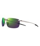 Revo Descend Z Polarized Rimless Gunmetal Sunglasses