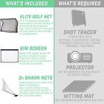 GoSports Elite 10' Golf Simulator Practice Bundle