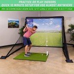 GoSports Elite 10' Golf Simulator Practice Bundle