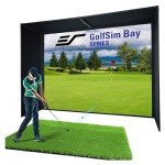 Golf Impact Screen for Simulator Training - 13x10 ft