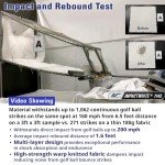 Golf Impact Screen for Simulator Training - 13x10 ft