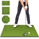 GoSports ELITE Golf Hitting Mat - 5x4 ft