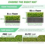 GoSports ELITE Golf Hitting Mat - 5x4 ft