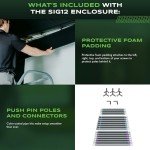 SIG12 Golf Simulator Enclosure with HD Screen