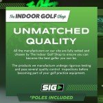 SIG12 Golf Simulator Enclosure with HD Screen