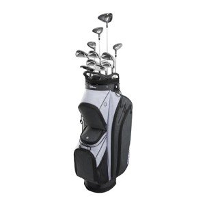 Wilson Women's PlayerFit™ Compete Golf Set with Cart Bag - Ladies Right Hand, Ladies Flex, Graphite