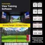 Eye XO2 Golf Launch Monitor – 3-Camera Indoor Golf Simulator with 24 Data Points and Trouble Mat Compatibility,Dimple Optix Technology, Compatible with Refine+, GSPro, E6 Connect, and TGC19
