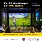 Eye XO2 Golf Launch Monitor – 3-Camera Indoor Golf Simulator with 24 Data Points and Trouble Mat Compatibility,Dimple Optix Technology, Compatible with Refine+, GSPro, E6 Connect, and TGC19