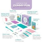 Tovla Jr. Ultimate Gummy-Making Kit for Kids – Real Fun DIY Candy Kit, STEM Activity for Ages 4+, Visual Learning Gummy Molds & Tools